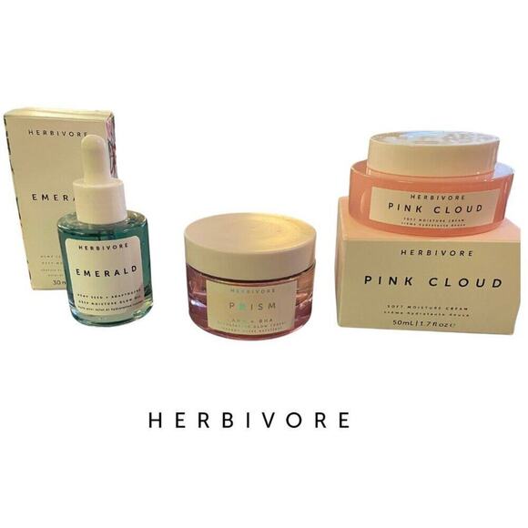 Herbivore Botanicals Skincare Bundle – Hydration, Glow & Exfoliation NEW